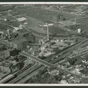 “Aerial View Omaha Stockyards.” Photograph. History Nebraska. Accessed October 29, 2022.